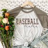 Leopard Baseball Mama Shirt