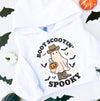 Western Boot Scootin Spooky Ghost Fall Halloween Sweatshirt