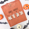 Comfort Colors® Bull Sheet Cow Ghost Halloween Graphic Tee