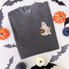 Comfort Colors® Iced Coffee Ghost Halloween Graphic Tee