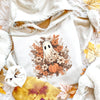 Retro Flower Pumpkin Ghost Sweatshirt