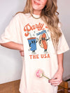 Comfort Colors® Party In The USA Hot Dog Graphic Tee
