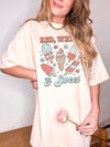 Comfort Colors® Red White and Sweet Graphic Tee