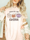 Comfort Colors® Scary Til Coffee Halloween Graphic Tee