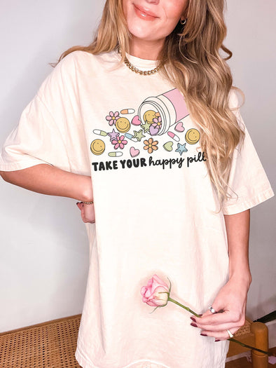 Comfort Colors® Take Your Happy Pills Graphic Tee