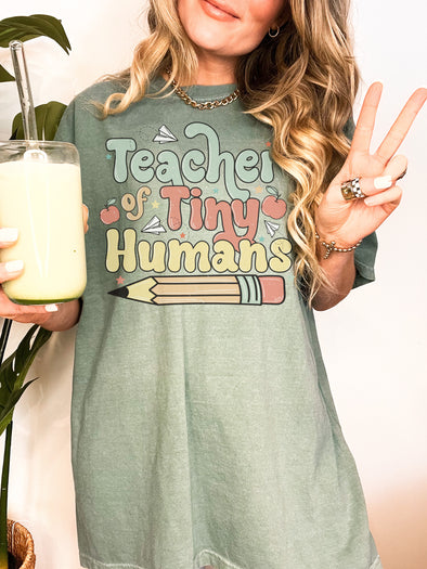 Comfort Colors® Teacher of Tiny Humans Graphic Tee