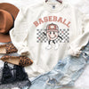 Retro Happy Baseball Sweatshirt