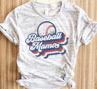 Retro Baseball Mama Shirt