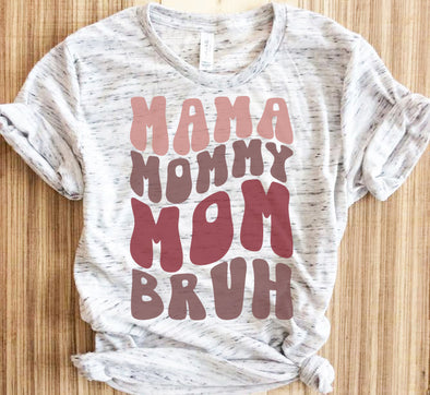 Retro Mama Mommy Mom Brah Graphic Tee