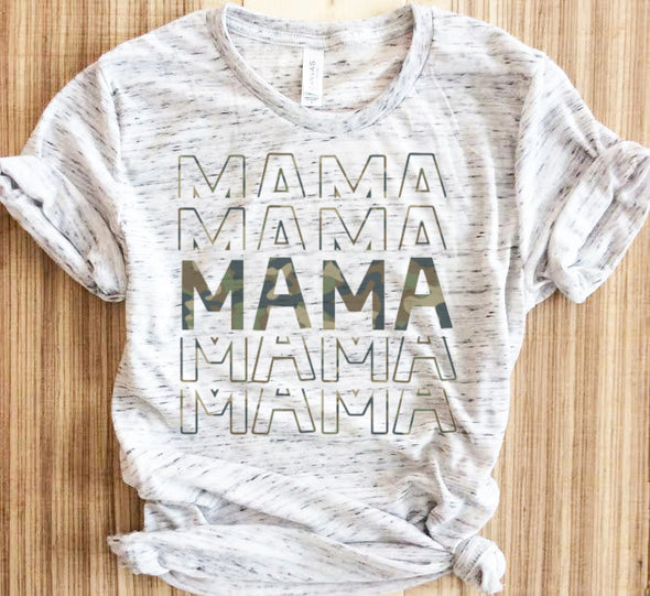 Camo Mama Row Shirt