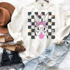 Checkered Easter Bunny Sweatshirt