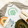 Checkered Have A Lucky Day Happy Saint Patrick's Day Graphic Tee