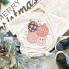 Retro Merry Christmas Ornaments Christmas Graphic Tee
