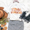 Retro Fall in Love with Learning Teacher Fall Graphic Tee