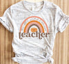 Thanksgiving Teach Rainbow Shirt