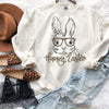 Happy Easter Leopard Bunny Sweatshirt