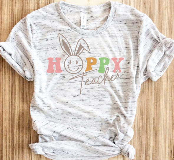 Hoppy Teacher Easter Graphic Tee