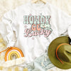 Retro Western Howdy Go Lucky Saint Patrick's Day Sweatshirt