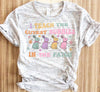 I Teach The Cutest Bunnies Is The Patch Easter Graphic Tee