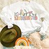 Flower Kindergarten Teacher Sweatshirt