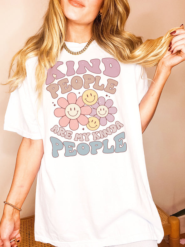 Comfort Colors® Kind People are my Kind of People Kindness Graphic Tee