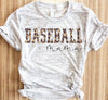 Leopard Baseball Mama Shirt