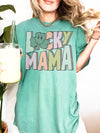 Comfort Colors® Retro Lucky Mama Saint Patrick's Day Graphic Tee