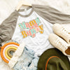 Colorful Mama Bunny Easter Graphic Tee