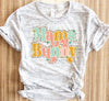 Colorful Mama Bunny Easter Graphic Tee