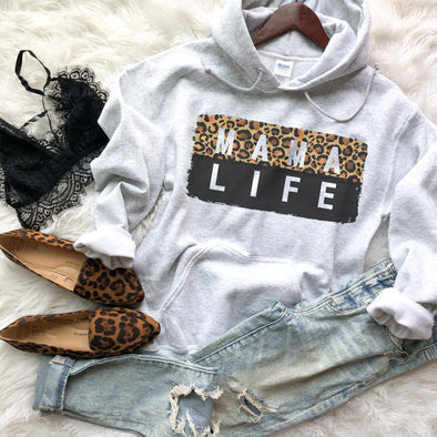 Leopard Mama Life Sweatshirt