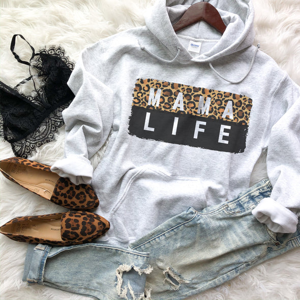 Leopard Mama Life Sweatshirt