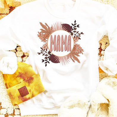 Boho Mama Wreath Sweatshirt