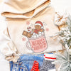 Hot Chocolate Merry and Bright Christmas Sweatshirt
