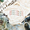 Retro Wavy Merry And Bright Graphic Tee