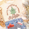 Retro Merry Everything and Happy Always Christmas Tree Christmas Sweatshirt