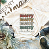 Retro Leopard Merry Merry Christmas Graphic Tee