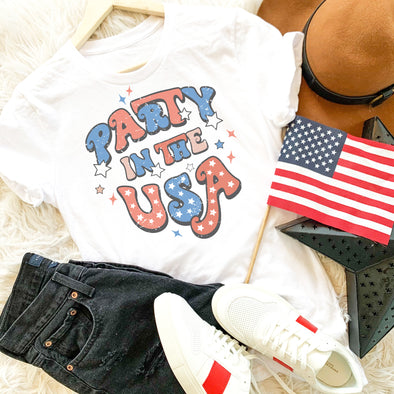 Retro Party in the USA Graphic Tee