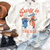 Party In the USA Hot Dog Sweatshirt