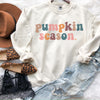 Retro Rainbow Pumpkin Season Fall Sweatshirt