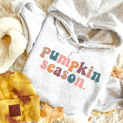 Retro Rainbow Pumpkin Season Fall Sweatshirt