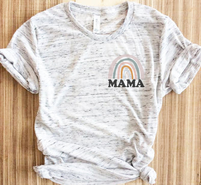 Retro Mama Rainbow Shirt