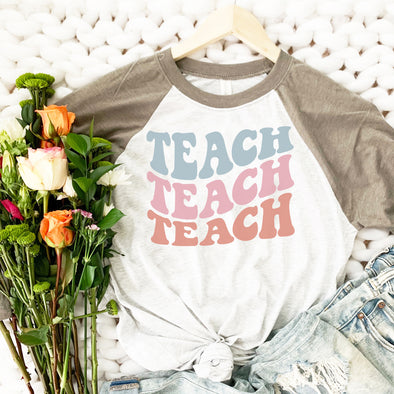 Retro Teach Teach Teach Shirt