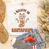 I Believe in Santapaws Dog Christmas Graphic Tee