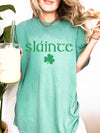 Comfort Colors® Slainte Shamrock Saint Patrick's Day Graphic Tee