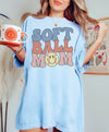 Comfort Colors® Happy Softball Mom Graphic Tee