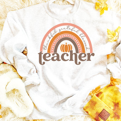 Thanksgiving Teach Rainbow Sweatshirt