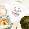 Teacher Bunny Easter Graphic Tee