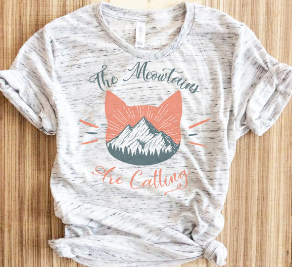The Meowtains Are Calling Shirt