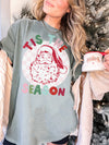 Comfort Colors® Tis the Season Santa Christmas Tree Graphic Tee